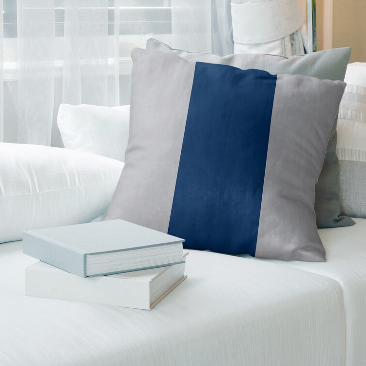 Wayfair best sale pillows blue